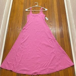Old Navy Vibrant Pink Maxi Dress